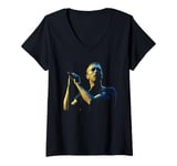 Womens Chris Martin Coldplay BBC Radio 1s Big Weekend 2014 V-Neck T-Shirt