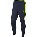 Nike M NK Dry SQD17 KPZ Pantalon Long pour Homme, Bleu (Obsidian/Volt/Volt), M