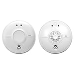 FireAngel SW1-PF-T Mains Optical Smoke Alarm + HW1-PF-T Mains Heat Alarm