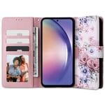 Samsung Galaxy A15 (5G) / A15 Tech-Protect Plånboksfodral - Blossom Flower