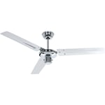 Casafan - Ventilateur de plafond Tristar z Chrome 122 cm