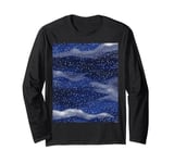 Starry Night Sky Art for Stargazers and Nature Lovers Long Sleeve T-Shirt