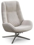 Clearance - Bordeaux Balder Cream Leather Swivel Recliner Chair - FSS14130