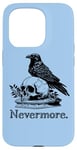 Coque pour iPhone 15 Pro Black Quoth The Raven Nevermore