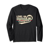 4th Wedding Anniversary 4 Year Him & Her Level 4 Complete Long Sleeve T-Shirt