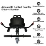 Hoverkart HoverGoKart Seat For Self Balancing Board Hoverboard Scooter Black