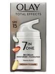 Olay Total Effects BB Cream moisturiser + foundation medium to dark 50ml, 7-in-1