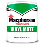 Macpherson - Trade Paint - Vinyl Matt - Brilliant White - 5L