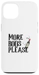 Coque pour iPhone 13 Plus de livres Please Ghost Wine Halloween