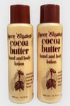 2 x Queen Elisabeth Cocoa Butter Hand & Body Lotion 14 fl.oz (400ml)