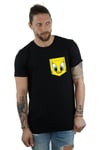 Tweety Pie Face Faux Pocket T-Shirt