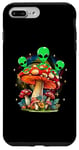 Coque pour iPhone 7 Plus/8 Plus Funny Magic Mushroom Alien Trippy Shroom LSDweed Acid Trip