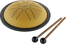 Mini Steel Tongue Drum. B Major. Gold