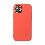 COQUE SILICONE TPU MATT POUR APPLE IPHONE 14 PRO MAX ORANGE PECHE