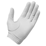 TaylorMade Men's Stratus Soft Golf Glove, White, Large