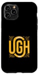 Coque pour iPhone 11 Pro University Varsity-Gold UGH ! Mood Varsity-Jaune Doré