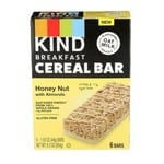 Breakfast Cereal Bar Honey Nut With Almonds 9.3 Oz (Case Of 6) By Kind