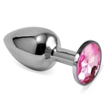 Rosebud Classic Metal Plug S(Silver) Rosa