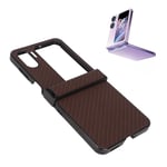 Phone Case For Find N2 Flip Carbon Fiber Texture Fold Mobile Phone Plas UK