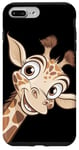 Coque pour iPhone 7 Plus/8 Plus Girafe Mignonne tête de Girafe Animal Afrique Zoo