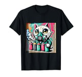 Spray Paint Graffiti Cat T-Shirt