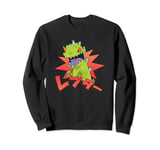 Rugrats Iconic Reptar 90's Retro Vintage Big Kanji Portrait Sweatshirt