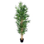 Dekorativ växt Cement Tyg Bambu 210 cm