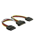 DeLOCK power cable - SATA power to SATA power - 15 cm