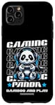 Coque pour iPhone 11 Pro Max Graphique de jeu vidéo Panda Gaming pour hommes, garçons, femmes, enfants