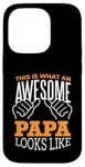 Coque pour iPhone 14 Pro This what an awesome pa looks like Fun Hands Meme