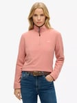 Superdry Polar Fleece Cropped Half Zip