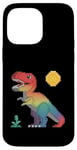 iPhone 14 Pro Max Pixel Dinosaur Retro Style - 8-Bit Dino Graphic Case