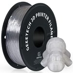 GEEETECH TPU Flexible Filament 1.75mm Transparent, Imprimante 3d Filament 500g 1 Spool