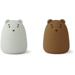 Liewood - Callie Nattlampa 2-pack, Bear Golden caramel