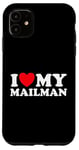 Coque pour iPhone 11 Love Mail Man Funny Support, livreur postal, travailleur, fan