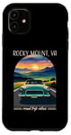 iPhone 11 Rocky Mount Virginia Retro Highway Nostalgic Car Design Case