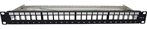 KOMOS 0.1800-11 KMV 500 24 ports Panneau de brassage non monté 1 HE