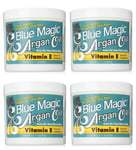 4 X Blue Magic Argan Oil & Vitamin-e Leave-in Conditioner 13.75 Oz / 390g