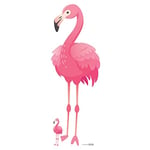 STAR CUTOUTS Flamingo SC1401 Pink Cardboard Cutout Create The Perfect Family, Anniversary, Wedding, Birthday Party Decoration, Solid, Multicolour