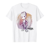 Marvel Guardians Vol. 2 Groot Watercolor Swirl T-Shirt