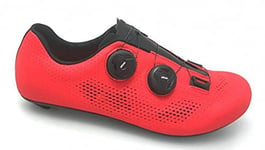 LUCK Mixte Perseo Chaussures de Cyclisme Route, Rouge, 38 EU Large