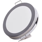 Eglo - Spot encastrable led plafonnier cuisine spot encastrable chrome plafonnier rond, 6W 500lm blanc chaud