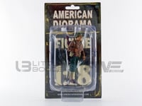 AMERICAN DIORAMA 1/18 - FIGURINES WWII USA SOLDIER 1 WITH RIFFLE 77410