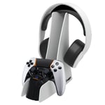 Snakebyte Dual Charge 5 & Headset Stand (White) PS5