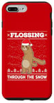 iPhone 7 Plus/8 Plus Flossing Through The Snow Sloth Ugly Christmas Sweater Floss Case