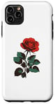 iPhone 11 Pro Max Cute Red Roses Flower Gardening Red Flower Valentines Day Case