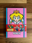 Nintendo Super Mario Lined A5 Hardback Notebook New Princess Peach