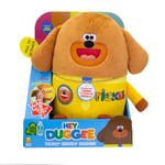 Hey Duggee Tickly Giggly Teddy Bear, Tickle Duggee's tummy to hear him giggle & woof, suitable for all ages, Brown