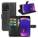 Oppo Find X5 Pro      Pu Wallet Case    [Black]