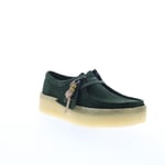 Clarks Wallabee Cup 26173253 Womens Green Oxfords & Lace Ups Casual Shoes